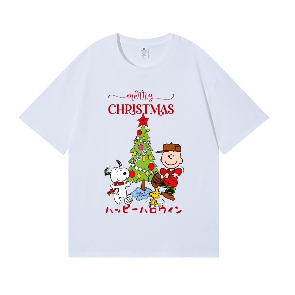 Christmas Dog Peanuts Japanese Style Classic Tee