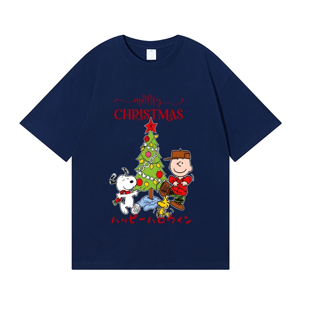 Christmas Dog Peanuts Japanese Style Classic Tee