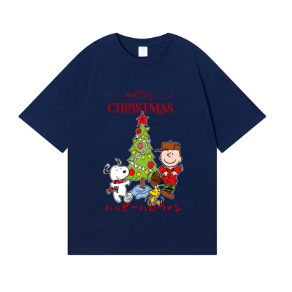 Christmas Dog Peanuts Japanese Style Classic Tee