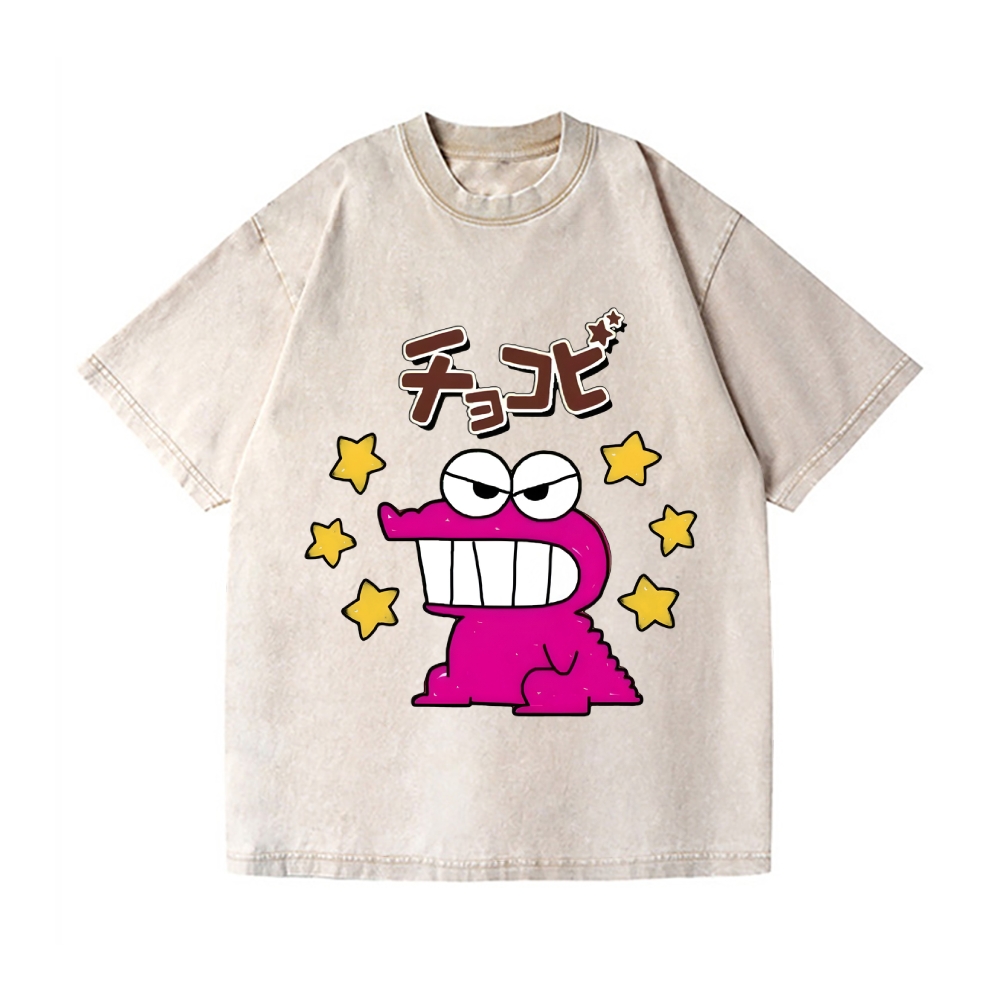 Chocobi Vintage Wash Japanese Design T-Shirt