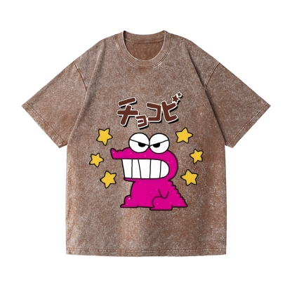 Chocobi Vintage Wash Japanese Design T-Shirt