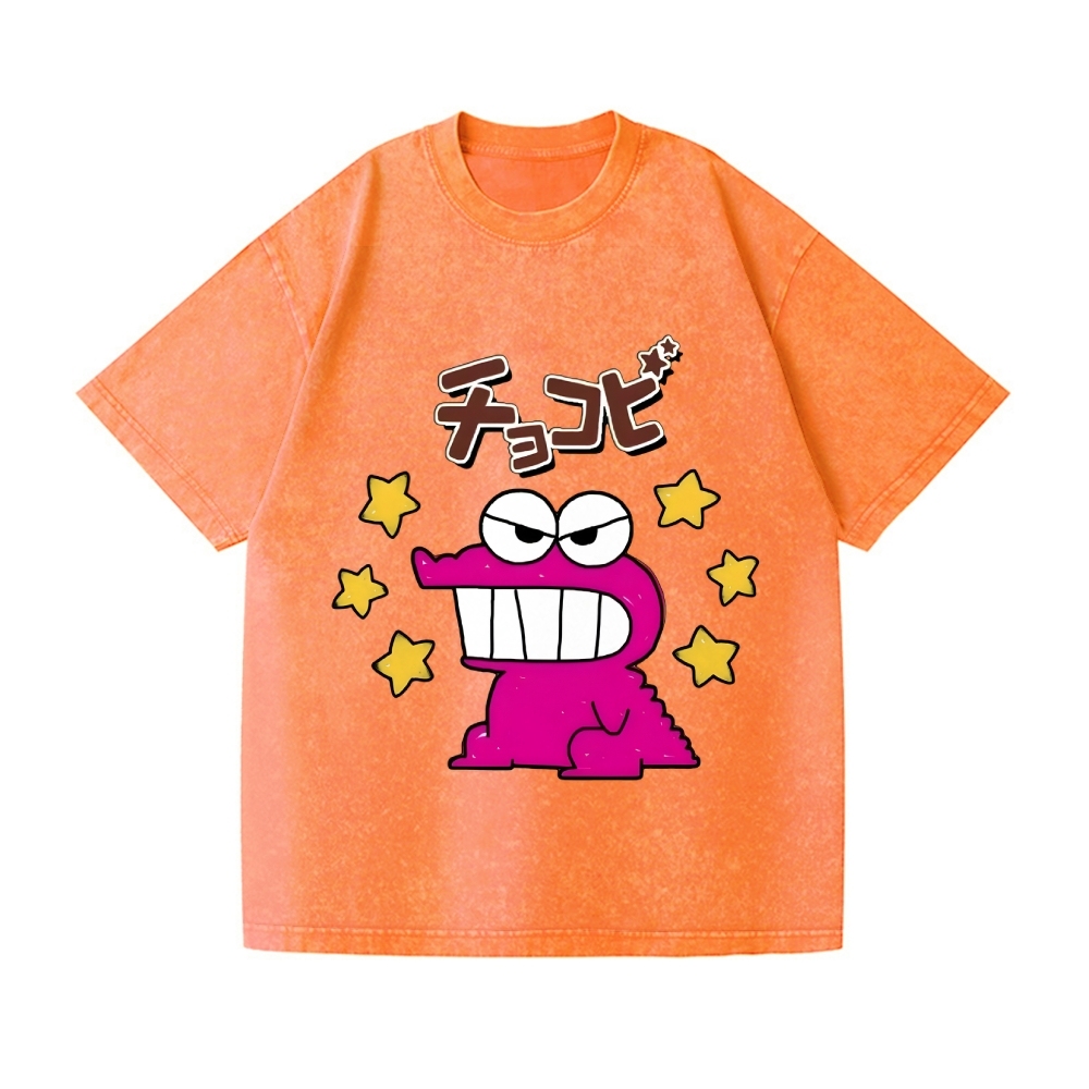 Chocobi Vintage Wash Japanese Design T-Shirt