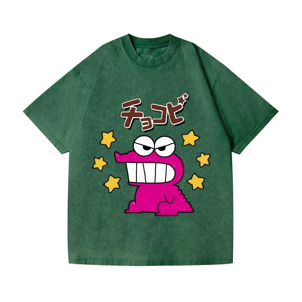 Chocobi Vintage Wash Japanese Design T-Shirt