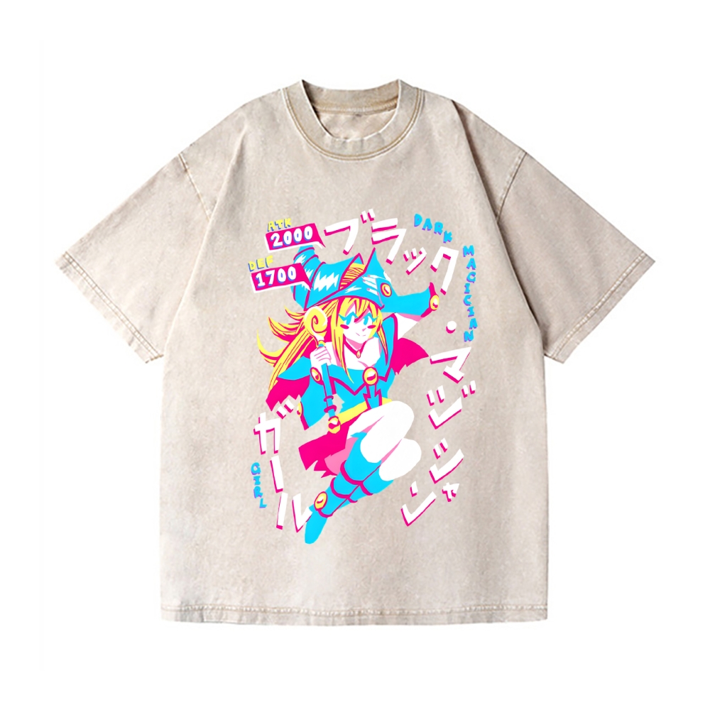 Yu-Gi-Oh! Dark Magician Vintage Wash Japanese Design T-Shirt