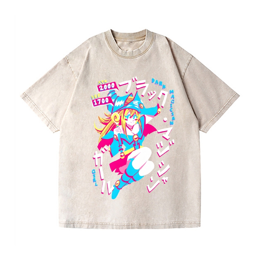 Yu-Gi-Oh! Dark Magician Vintage Wash Japanese Design T-Shirt
