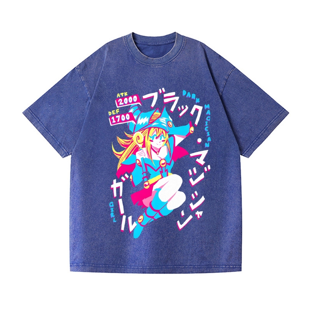 Yu-Gi-Oh! Dark Magician Vintage Wash Japanese Design T-Shirt