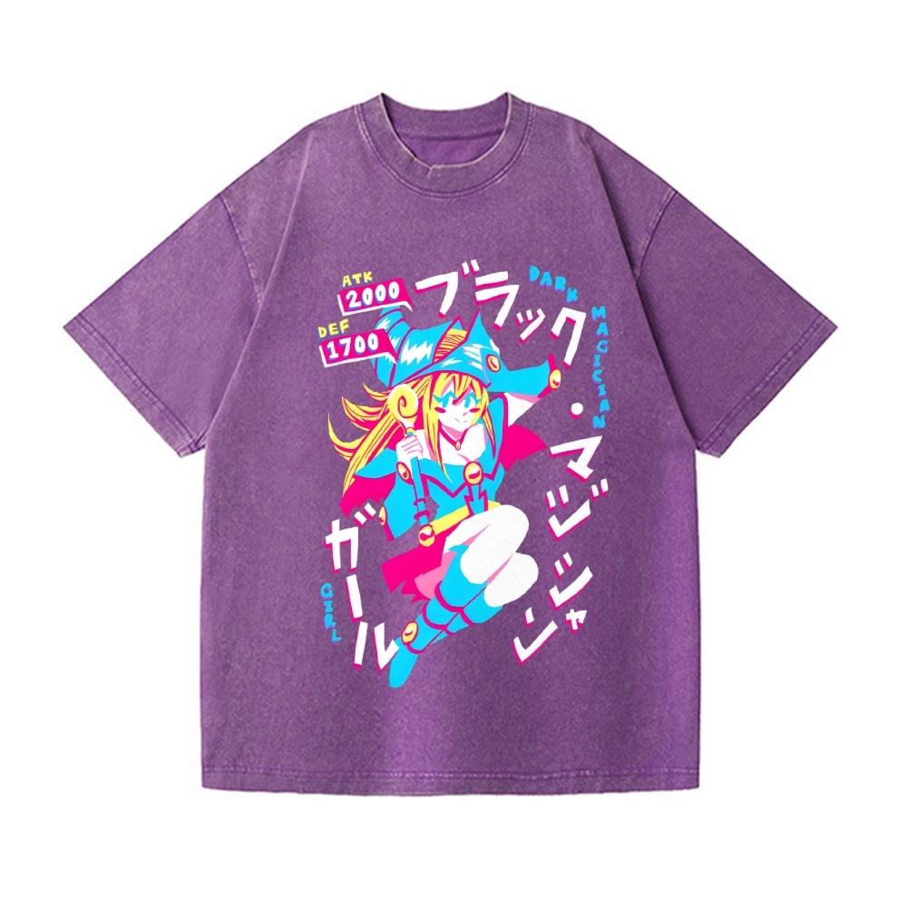 Yu-Gi-Oh! Dark Magician Vintage Wash Japanese Design T-Shirt