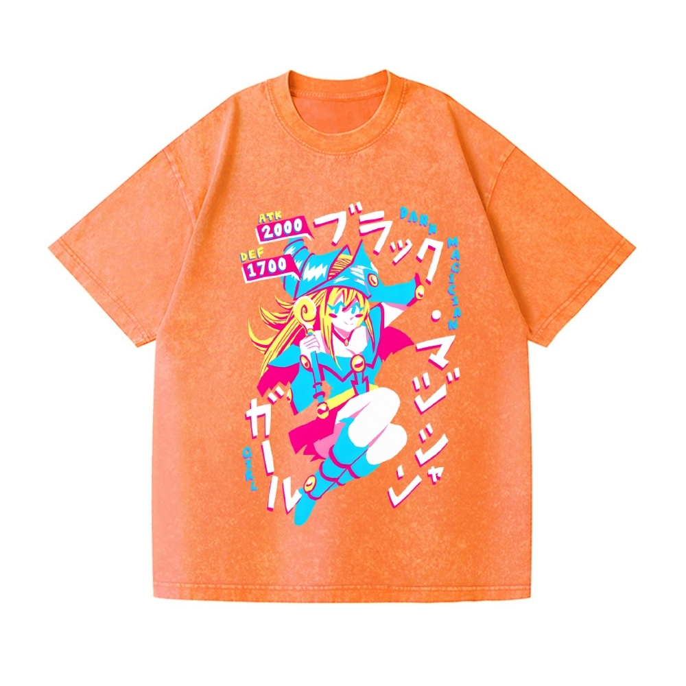 Yu-Gi-Oh! Dark Magician Vintage Wash Japanese Design T-Shirt