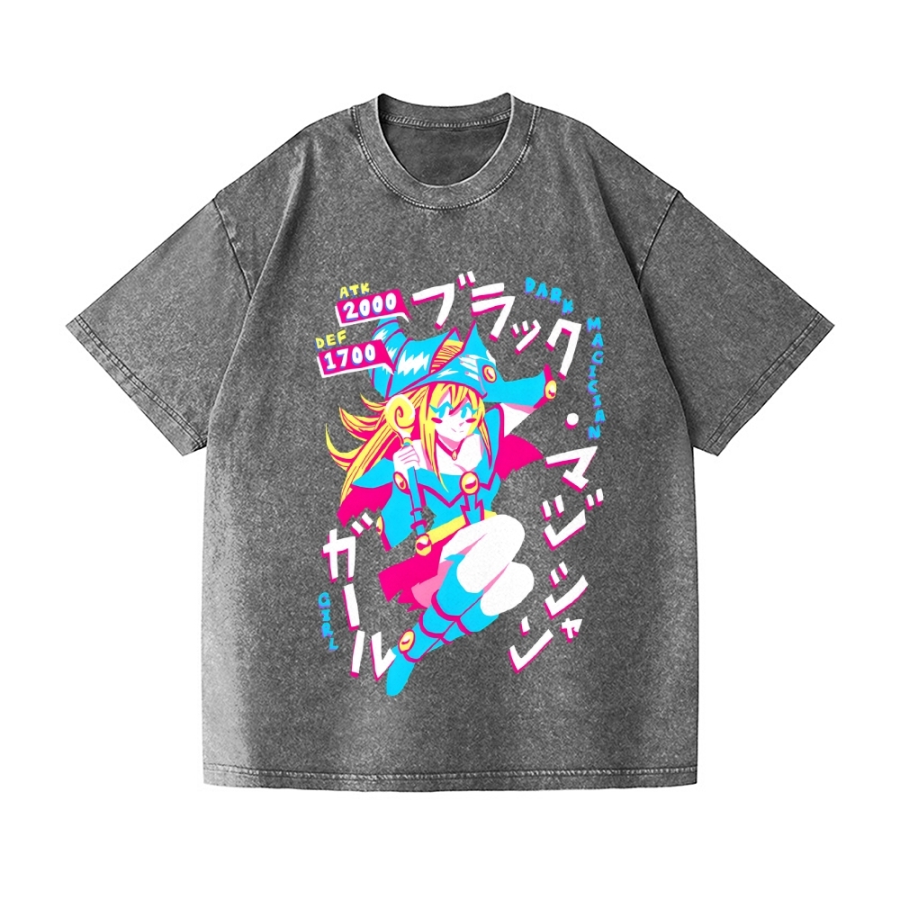 Yu-Gi-Oh! Dark Magician Vintage Wash Japanese Design T-Shirt