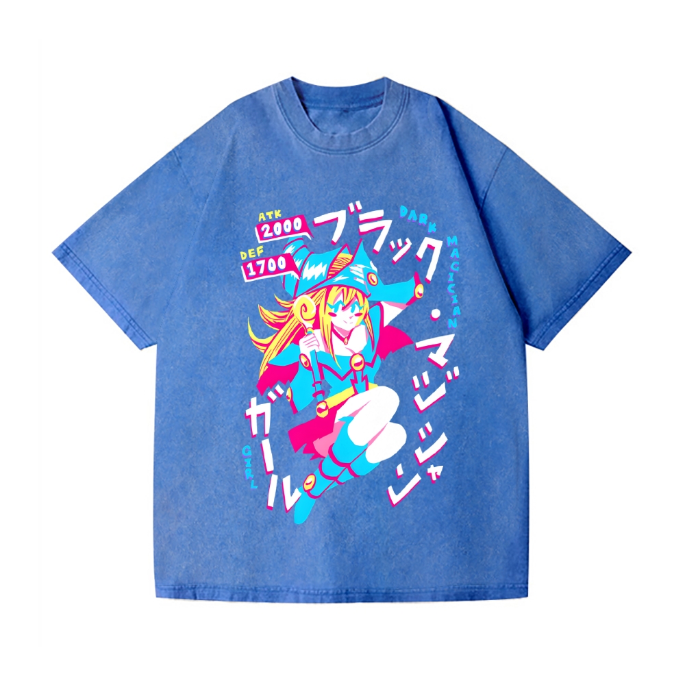 Yu-Gi-Oh! Dark Magician Vintage Wash Japanese Design T-Shirt