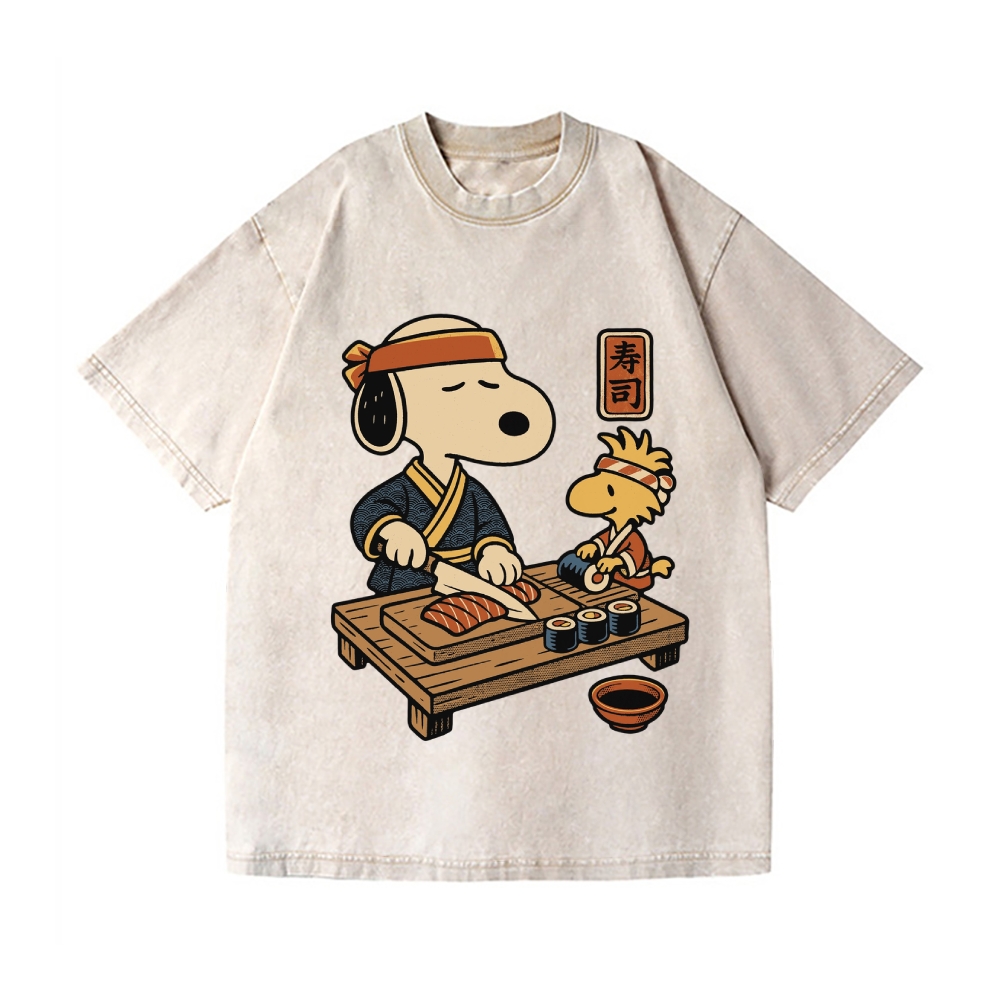 Snoopy Vintage Wash Japanese Design T-Shirt