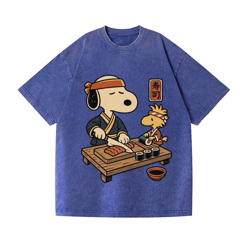 Snoopy Vintage Wash Japanese Design T-Shirt