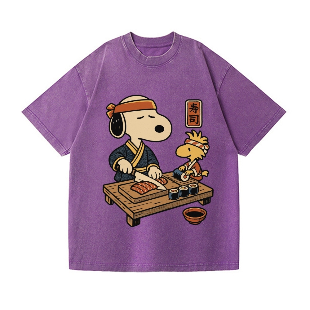 Snoopy Vintage Wash Japanese Design T-Shirt