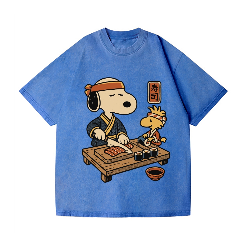 Snoopy Vintage Wash Japanese Design T-Shirt