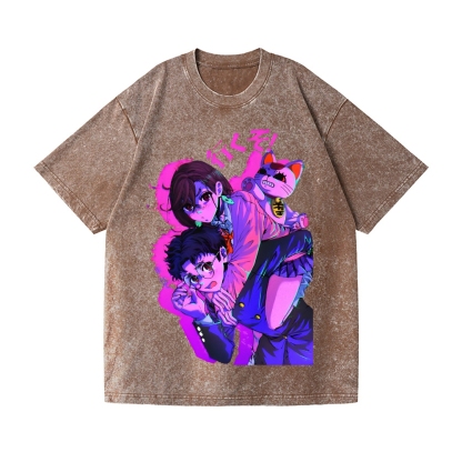 Dandadan Vintage Wash Japanese Design T-Shirt