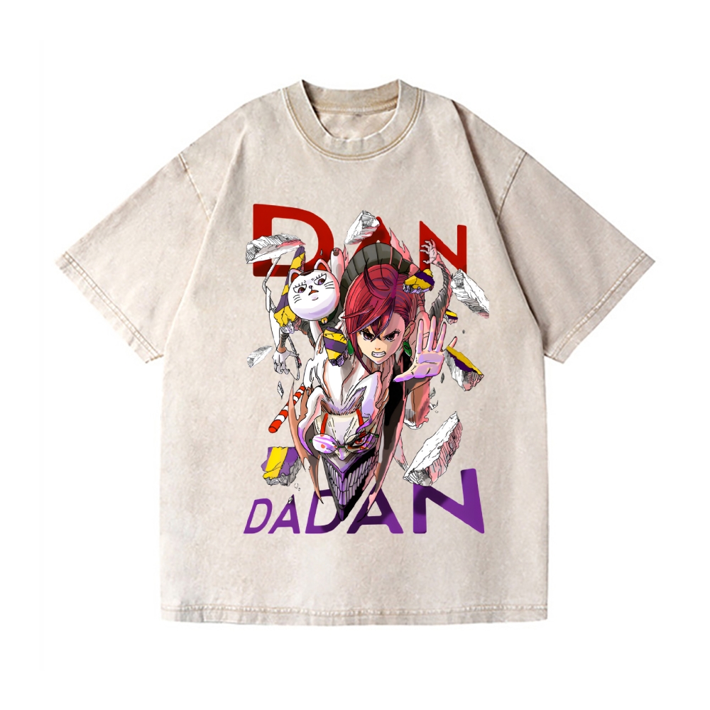 Dandadan Vintage Wash Japanese Design T-Shirt