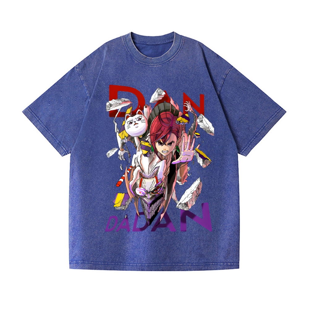 Dandadan Vintage Wash Japanese Design T-Shirt