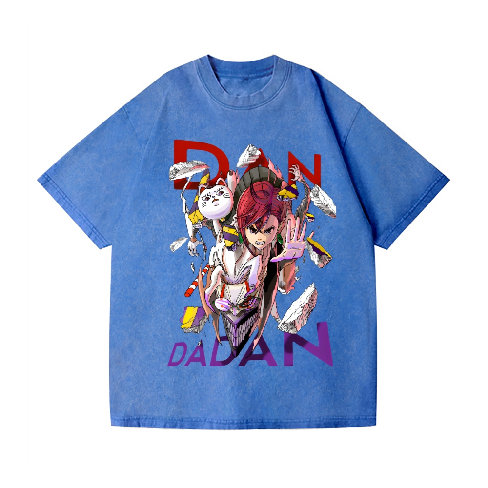 Dandadan Vintage Wash Japanese Design T-Shirt