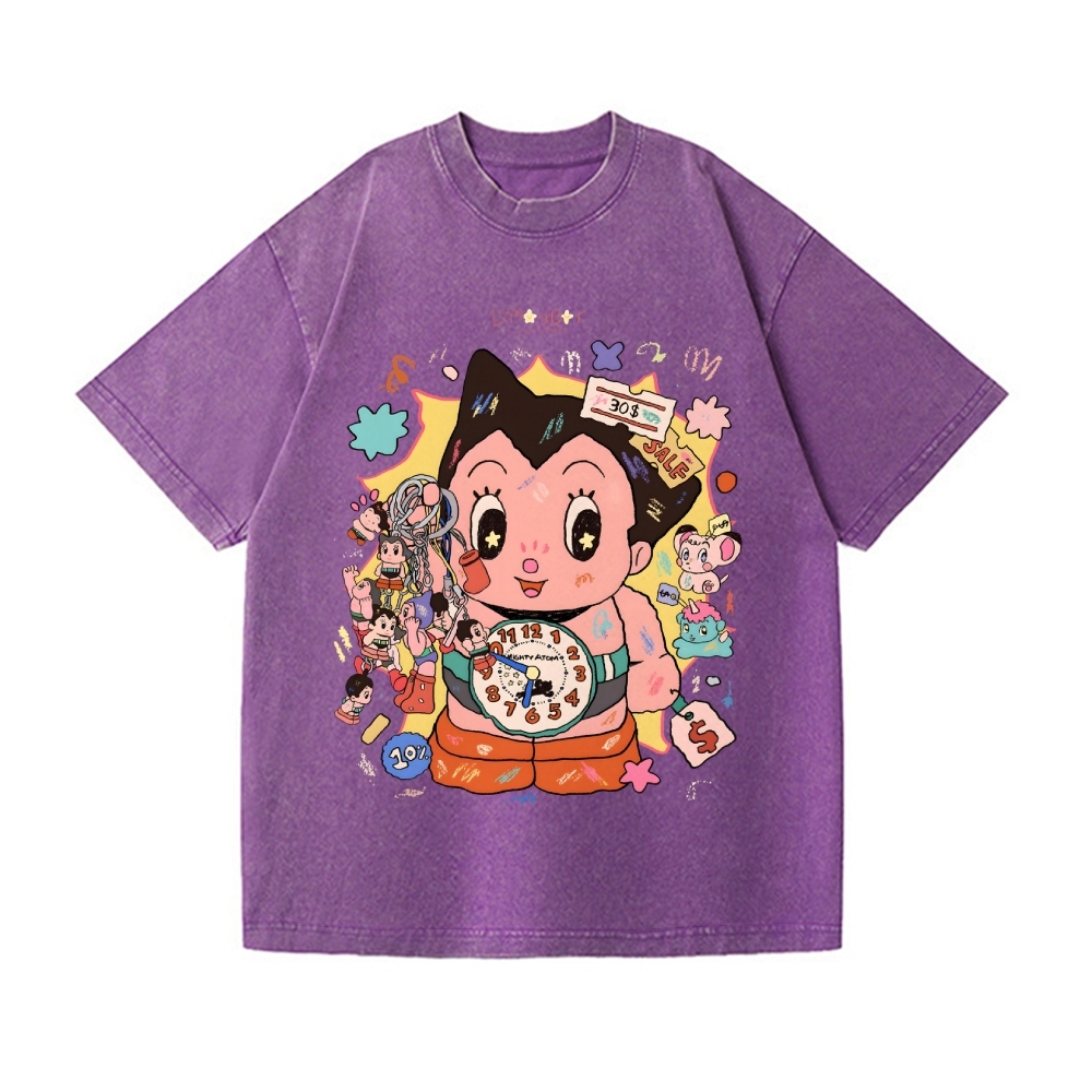 Astro Boy Vintage Wash Japanese Design T-Shirt