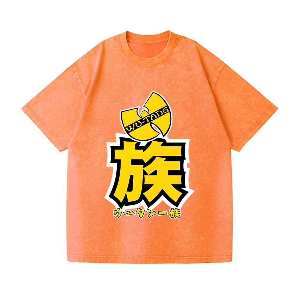 Wu Tang Clan Vintage Wash Japanese Design T-Shirt