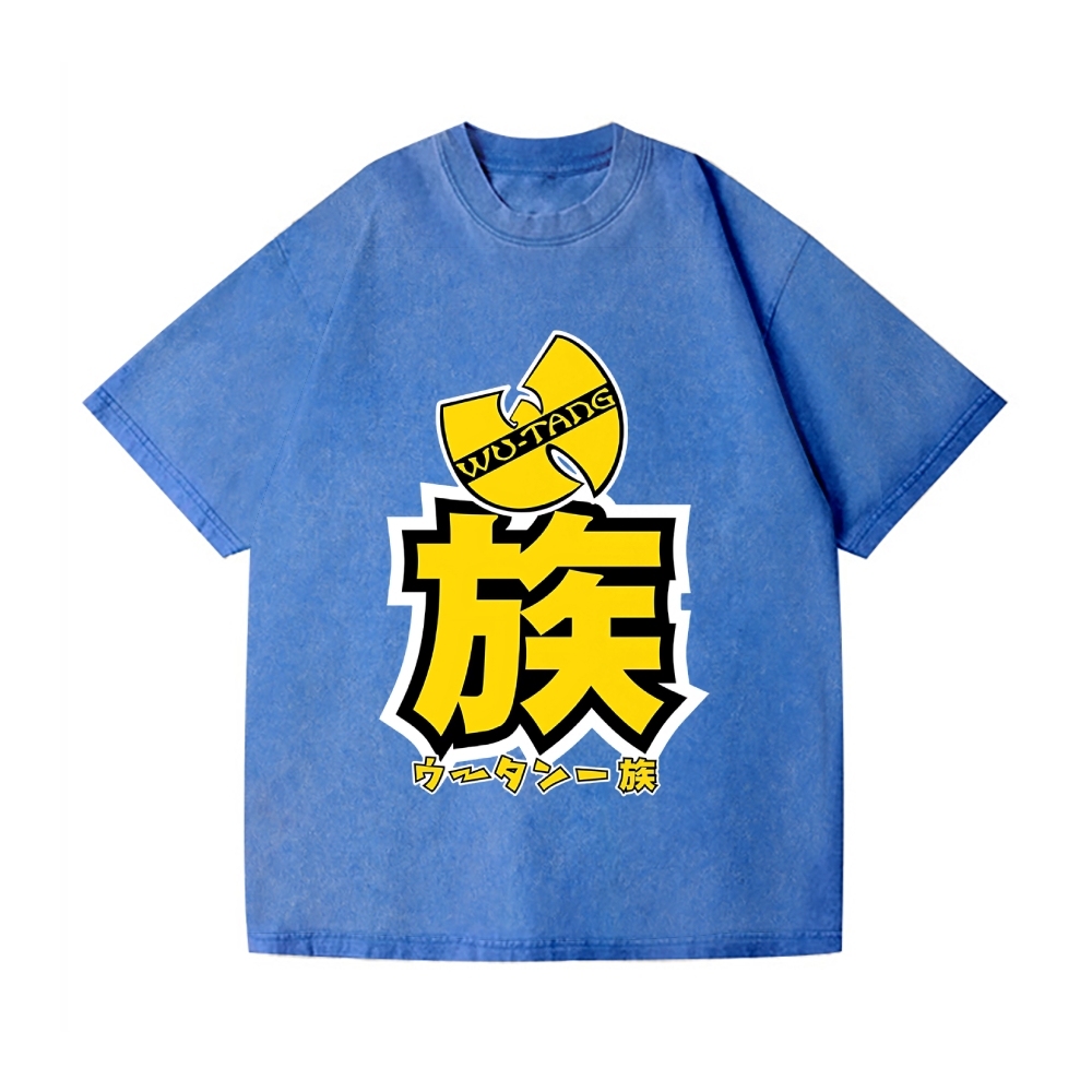 Wu Tang Clan Vintage Wash Japanese Design T-Shirt