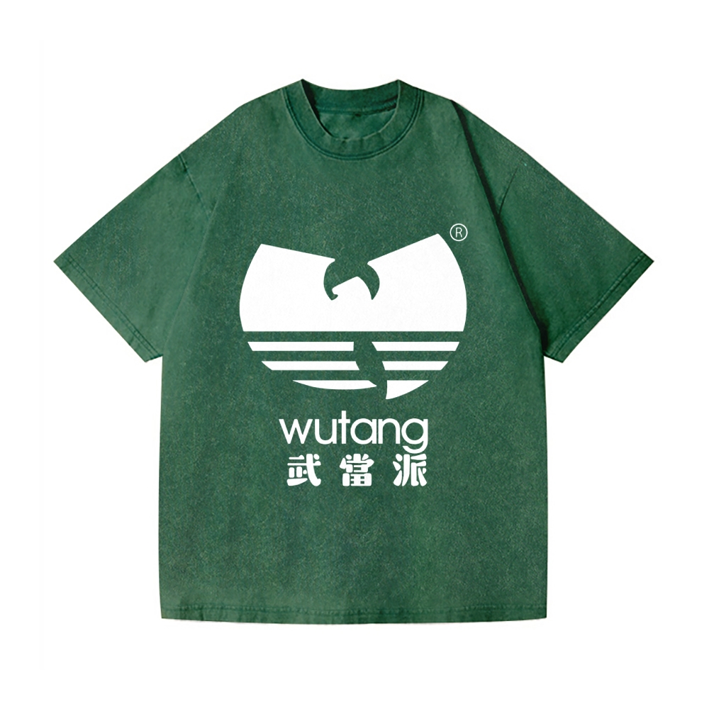 Wu Tang Clan Vintage Wash Japanese Design T-Shirt