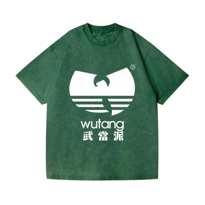 Wu Tang Clan Vintage Wash Japanese Design T-Shirt