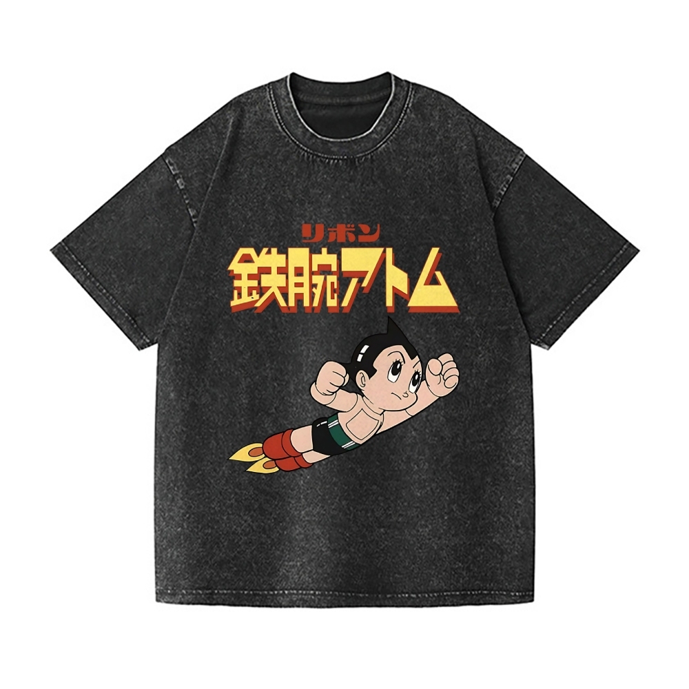 Astro Boy Vintage Wash Japanese Design T-Shirt