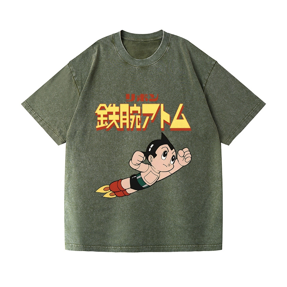 Astro Boy Vintage Wash Japanese Design T-Shirt