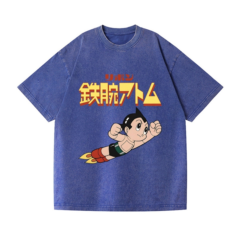 Astro Boy Vintage Wash Japanese Design T-Shirt