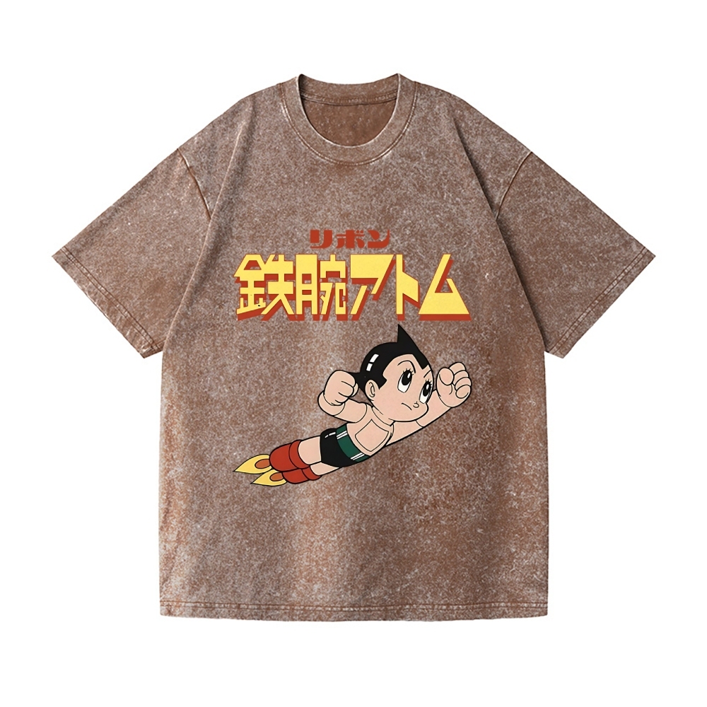 Astro Boy Vintage Wash Japanese Design T-Shirt