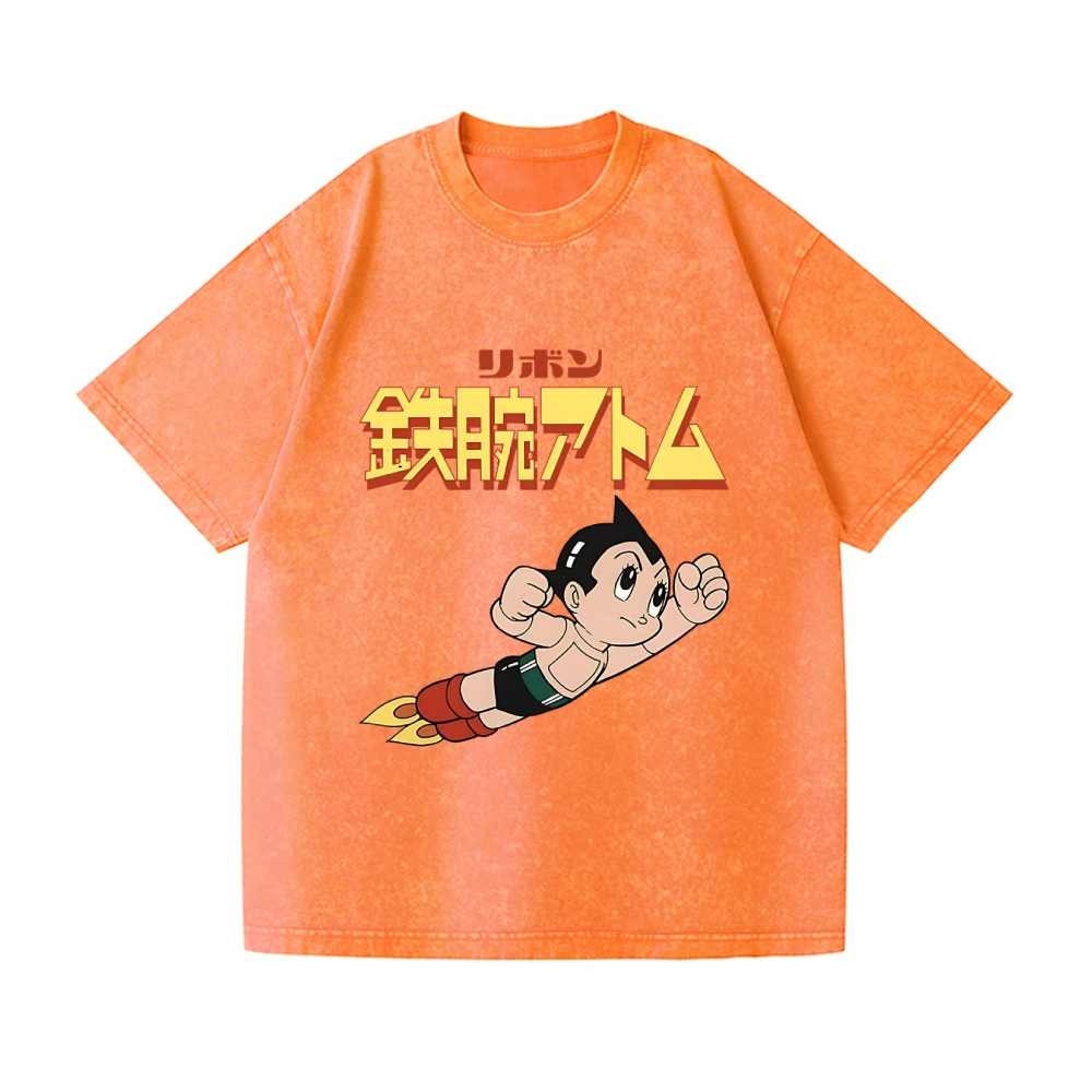 Astro Boy Vintage Wash Japanese Design T-Shirt