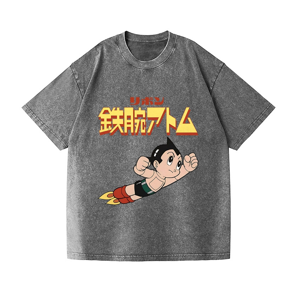 Astro Boy Vintage Wash Japanese Design T-Shirt