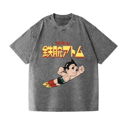 Astro Boy Vintage Wash Japanese Design T-Shirt