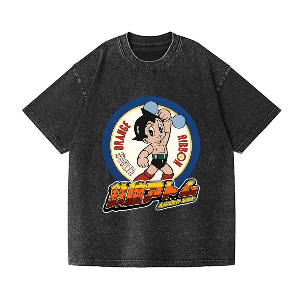 Astro Boy Vintage Wash Japanese Design T-Shirt