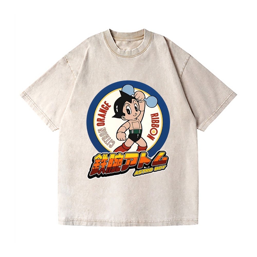 Astro Boy Vintage Wash Japanese Design T-Shirt