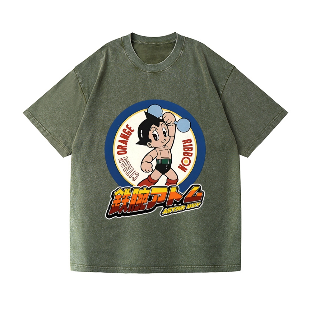 Astro Boy Vintage Wash Japanese Design T-Shirt