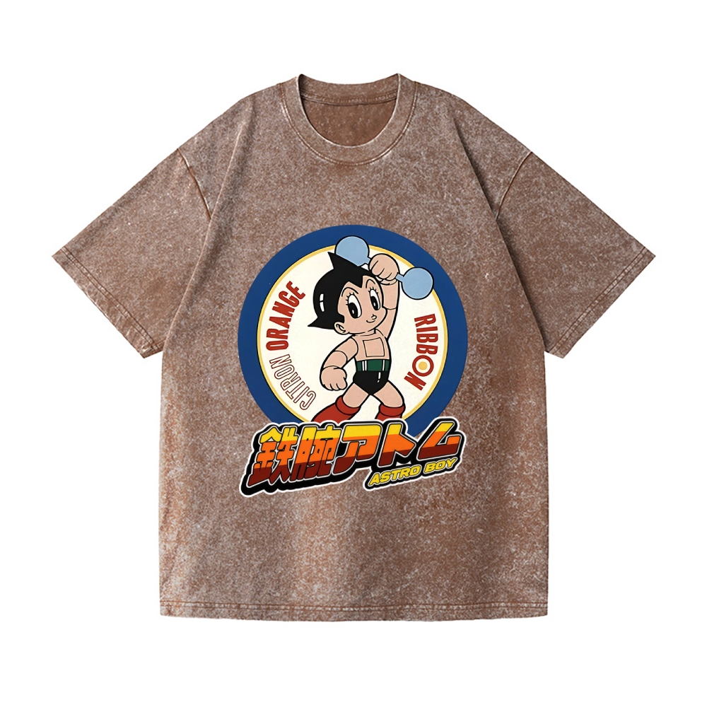 Astro Boy Vintage Wash Japanese Design T-Shirt