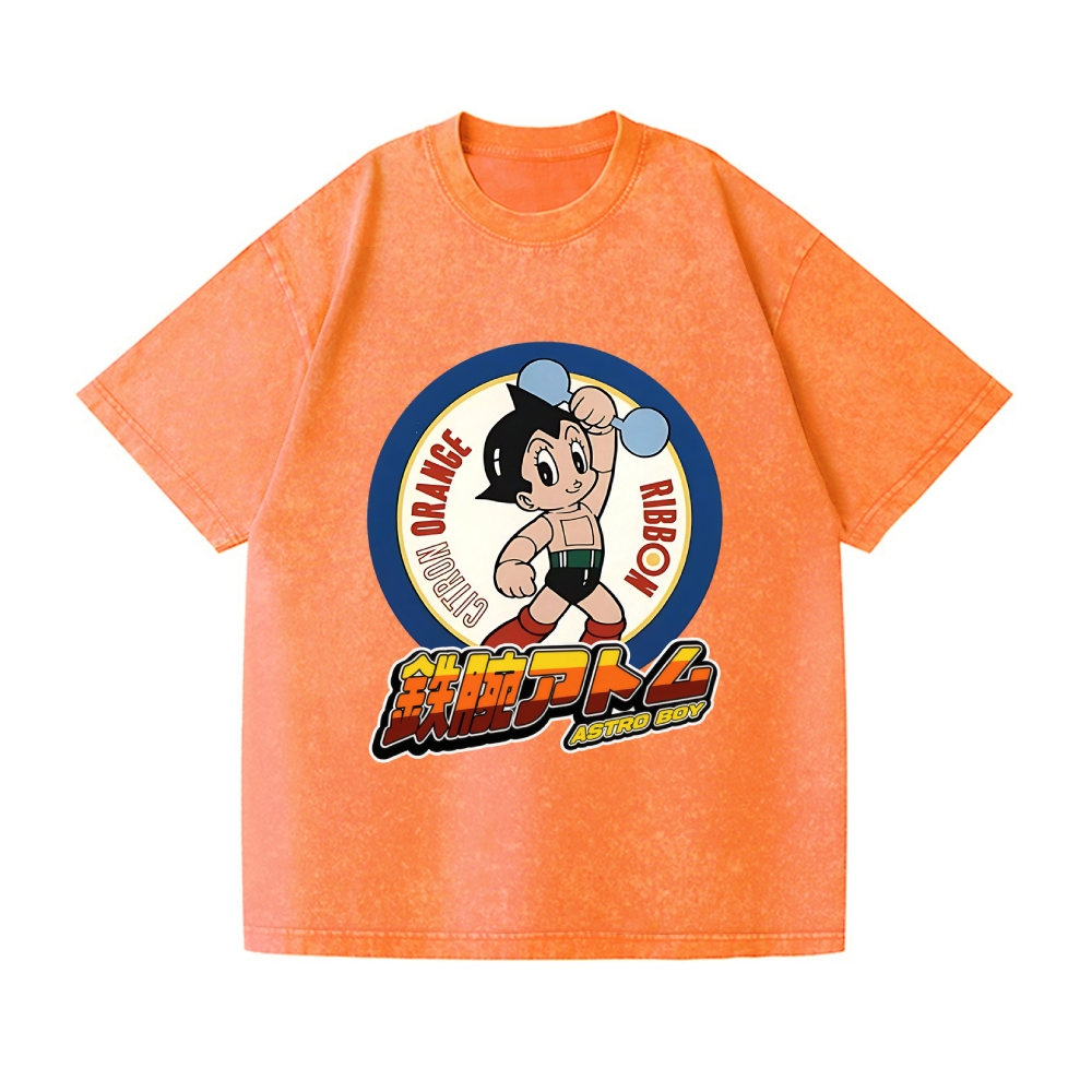 Astro Boy Vintage Wash Japanese Design T-Shirt