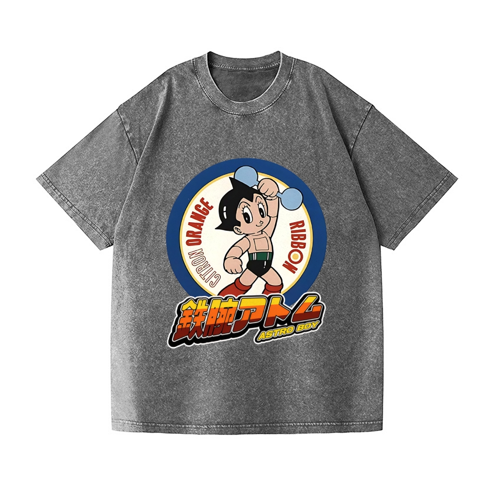 Astro Boy Vintage Wash Japanese Design T-Shirt
