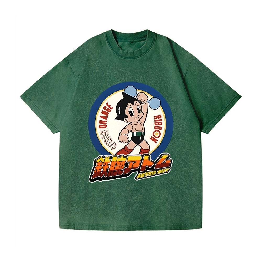Astro Boy Vintage Wash Japanese Design T-Shirt