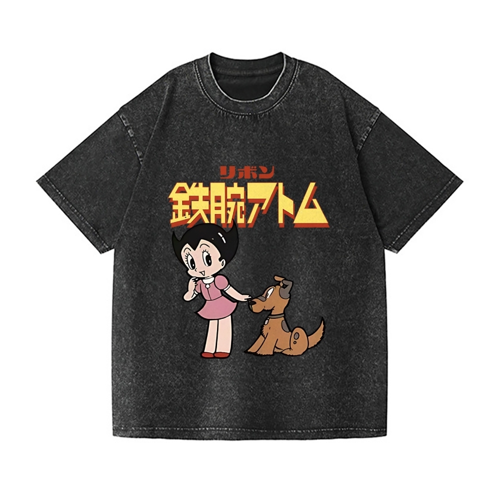 Astro Boy Vintage Wash Japanese Design T-Shirt