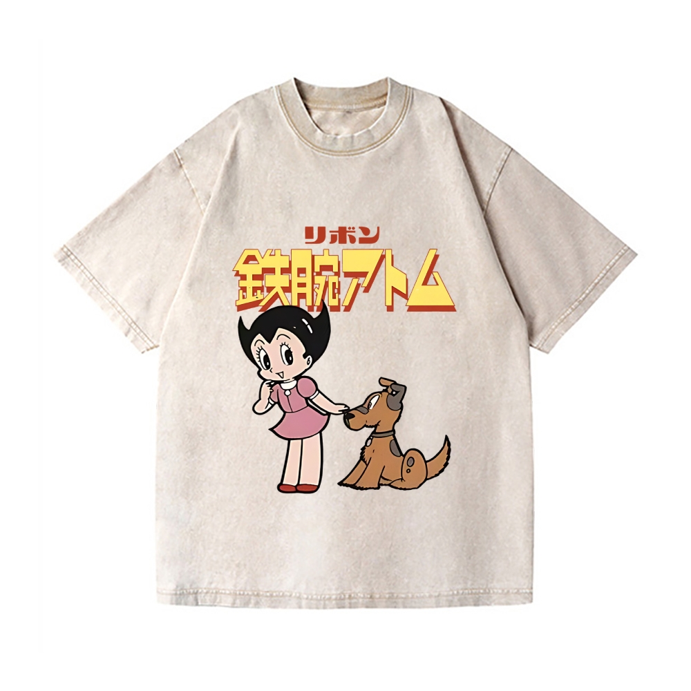 Astro Boy Vintage Wash Japanese Design T-Shirt