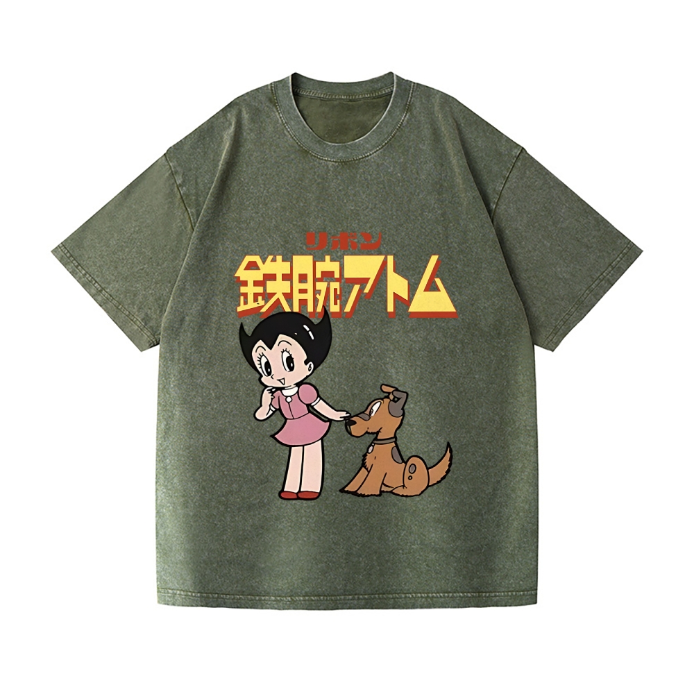 Astro Boy Vintage Wash Japanese Design T-Shirt