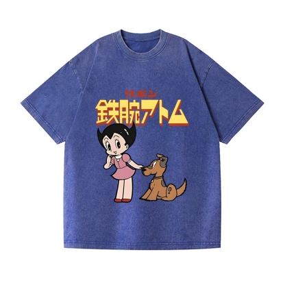 Astro Boy Vintage Wash Japanese Design T-Shirt