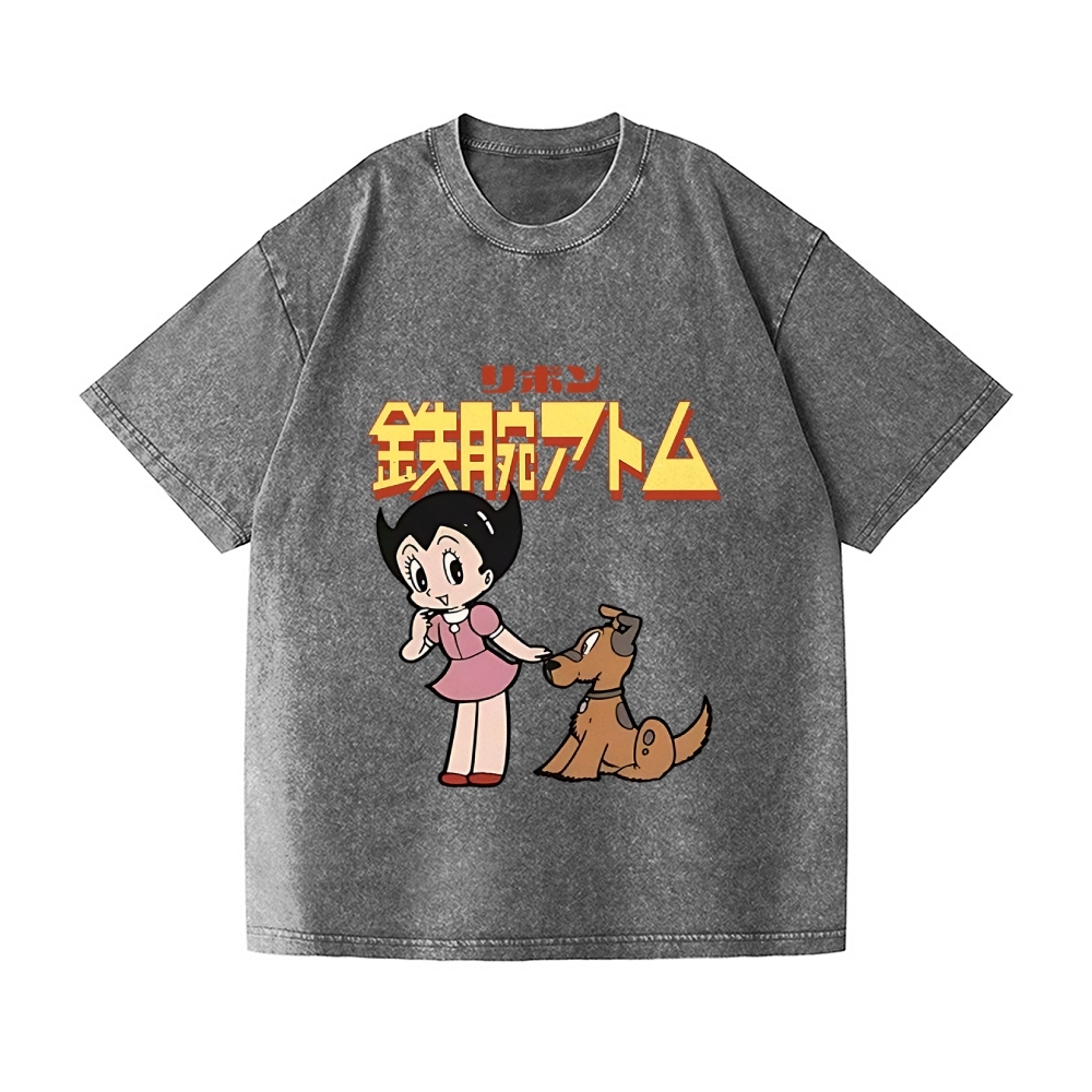 Astro Boy Vintage Wash Japanese Design T-Shirt