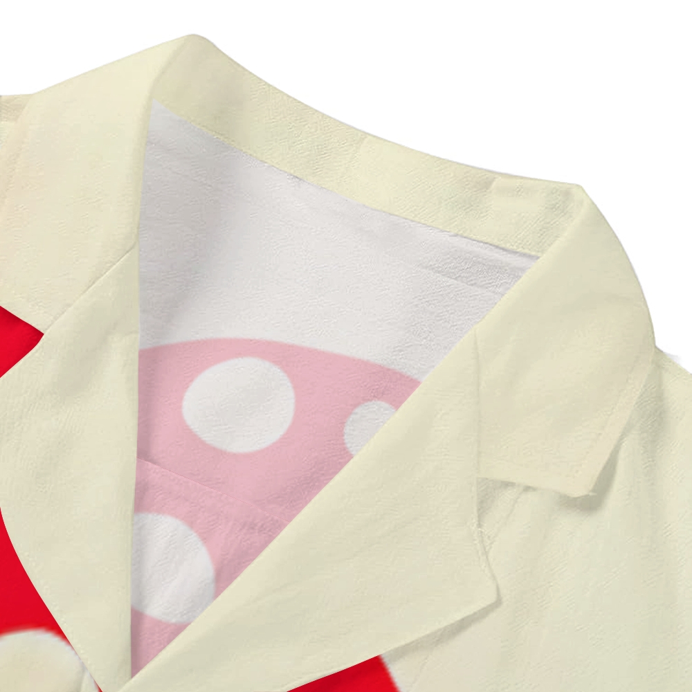 Yayoi Kusama Mushroom Japanese Style Camp Shirt
