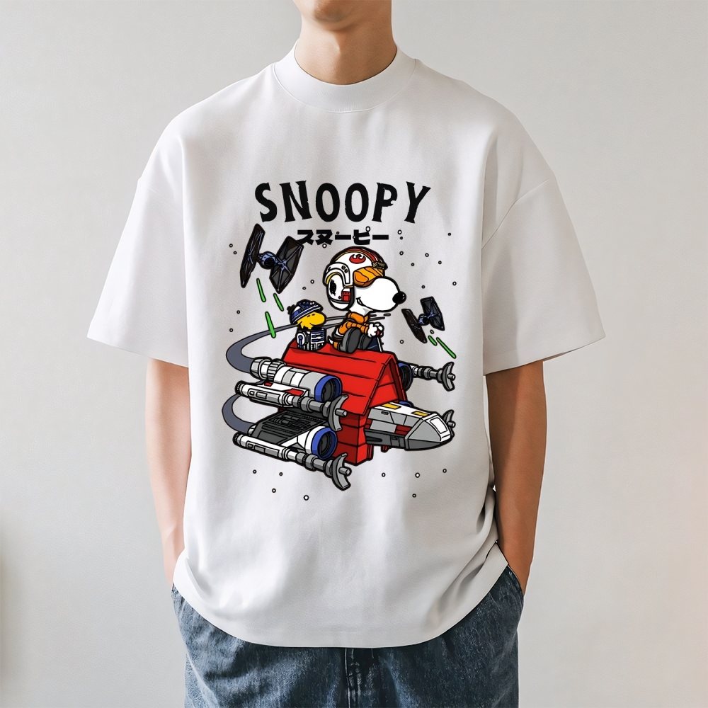 Peanuts Space Dog Japanese Style Classic Tee
