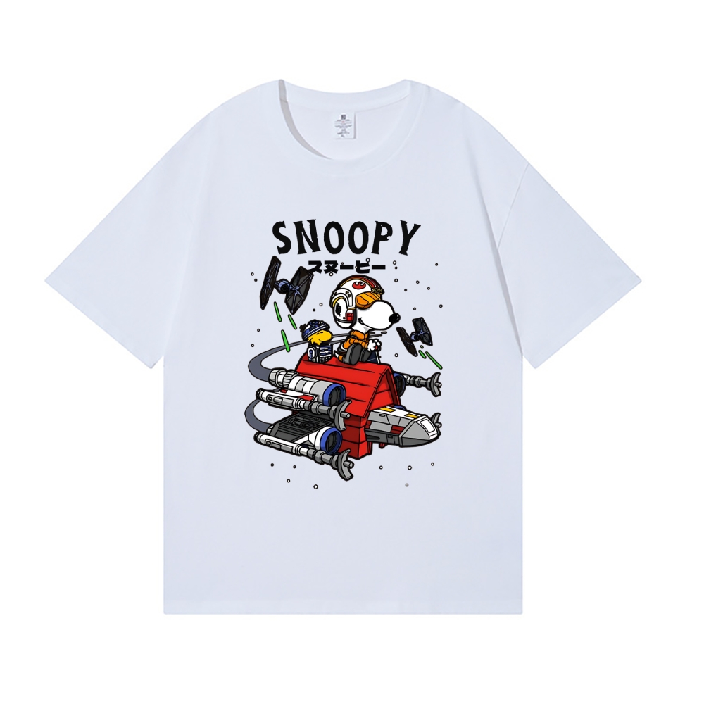 Peanuts Space Dog Japanese Style Classic Tee