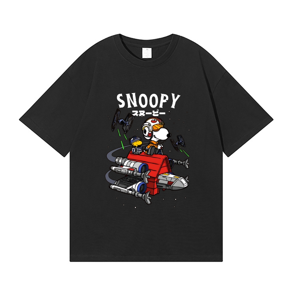 Peanuts Space Dog Japanese Style Classic Tee